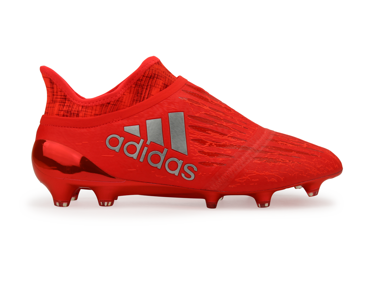 adidas Men's X 16+ PURECHAOS FG Solar Red/Metalic Silver