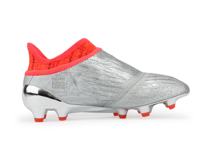 adidas Kids X 16+ Purechaos FG J Silver Metalic/Core Black/Solar Red