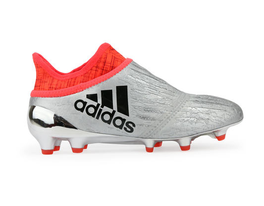 adidas Kids X 16+ Purechaos FG J Silver Metalic/Core Black/Solar Red