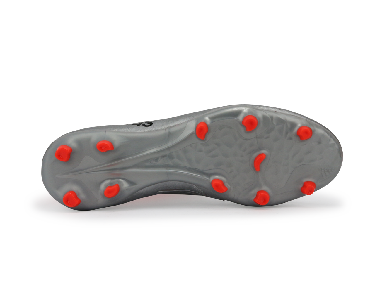 adidas Men's X 16.2 FG Silver Metallic/Black/Solar Red