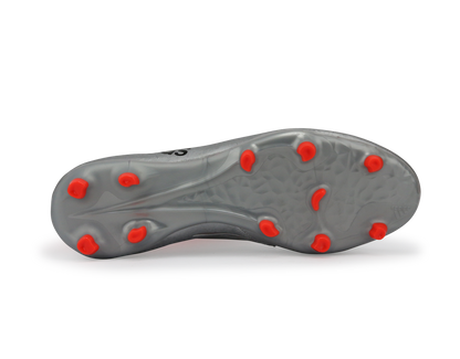 adidas Men's X 16.2 FG Silver Metallic/Black/Solar Red