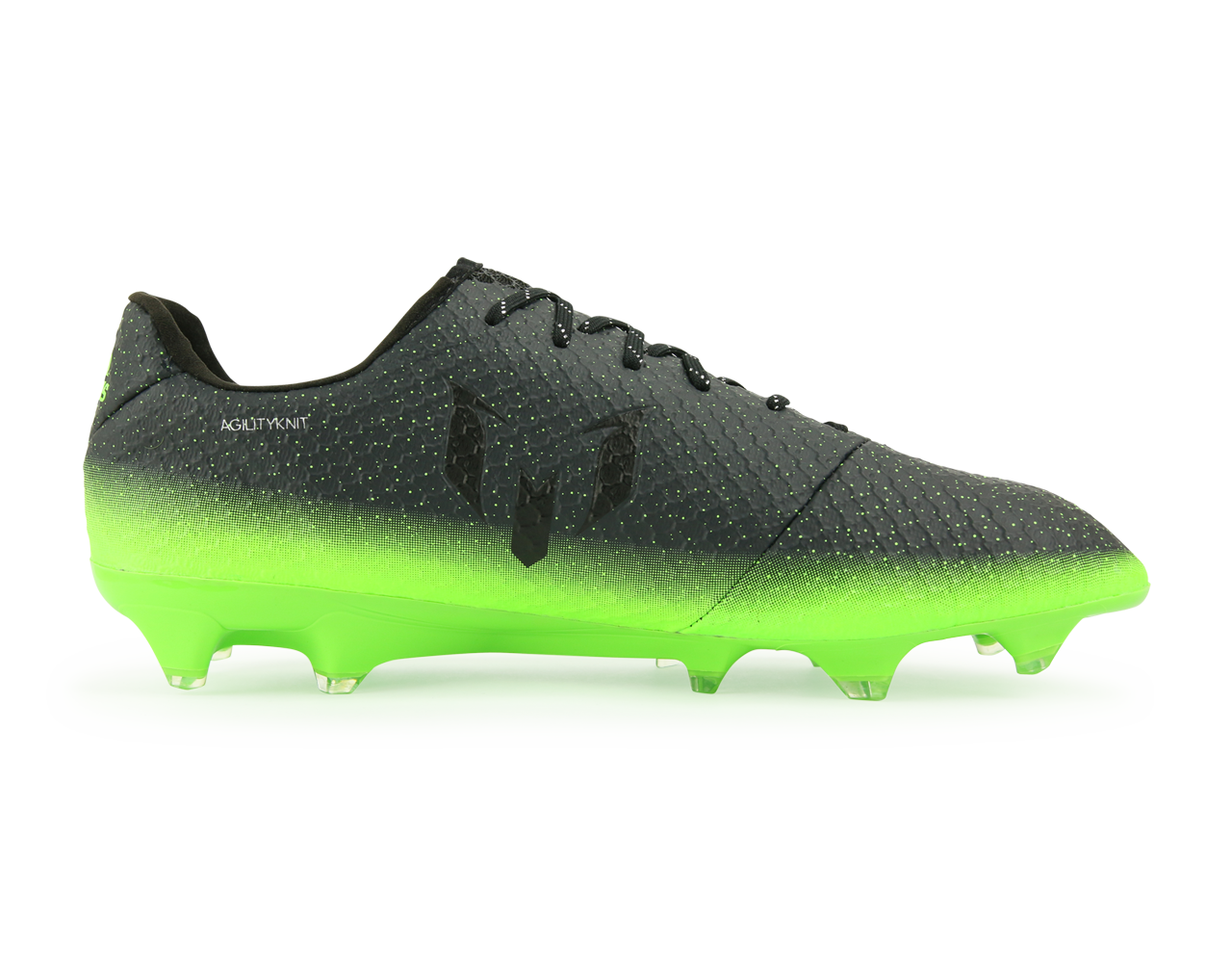 adidas Men's Messi 16.1 FG/AG Dark Grey/Silver Metallic/Solar Green