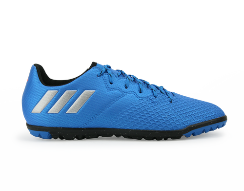 adidas Kids Messi 16.3 Turf Soccer Shoes Sho Blue/Metalic Silver