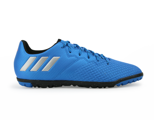 adidas Kids Messi 16.3 Turf Soccer Shoes Sho Blue/Metalic Silver