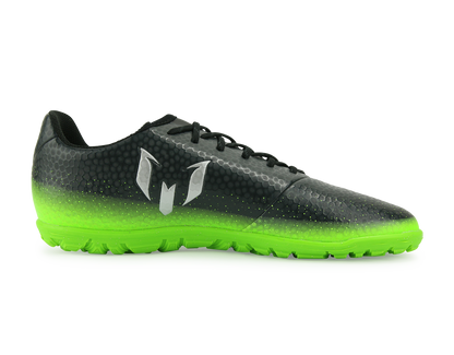 adidas Kids Messi 16.3 Turf Soccer Shoes Dark Grey/Silver Metalic/Solar Green