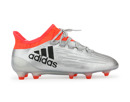 adidas Men's X 16.1 FG Silver Metalic/Core Black/Solar Red