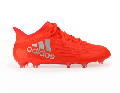 adidas Men's X 16.1 FG/AG Solar Red/Metalic Silver