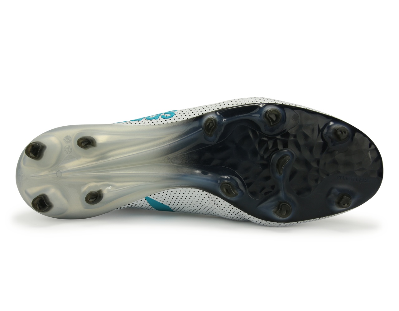 adidas Men's X 17.1 FG White/Energy Blue/Clear Grey