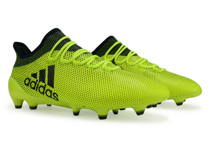 adidas Men's X 17.1 FG Solar Yellow/Legend Ink