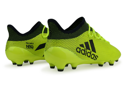adidas Men's X 17.1 FG Solar Yellow/Legend Ink