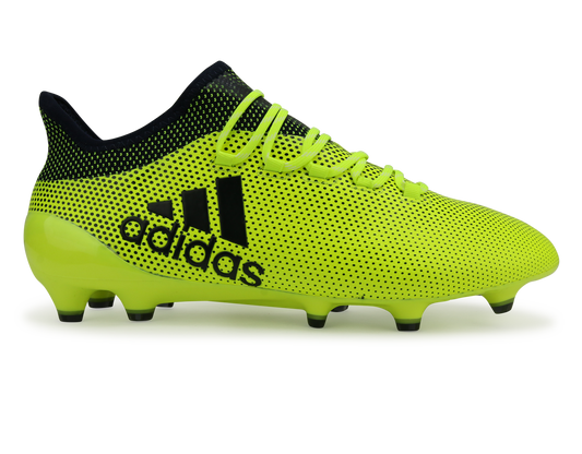 adidas Men's X 17.1 FG Solar Yellow/Legend Ink