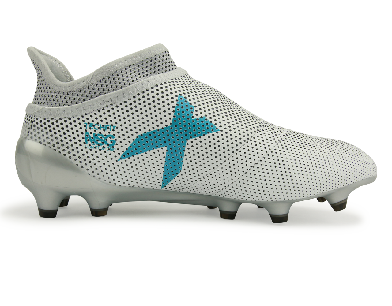 adidas Kids X 17+ PURESPEED FG White/Energy Blue/Clear Grey