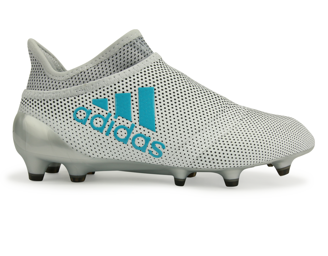 adidas Kids X 17+ PURESPEED FG White/Energy Blue/Clear Grey