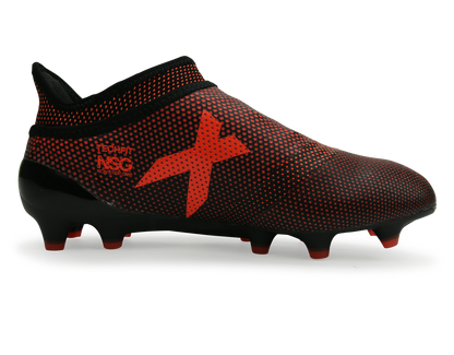 adidas Kids X 17+ Purespeed FG Core Black/Solar Red/Solar Orange