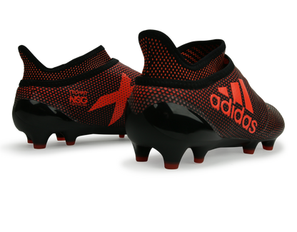 adidas Kids X 17+ Purespeed FG Core Black/Solar Red/Solar Orange