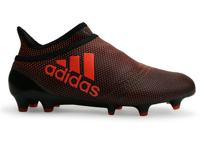adidas Kids X 17+ Purespeed FG Core Black/Solar Red/Solar Orange