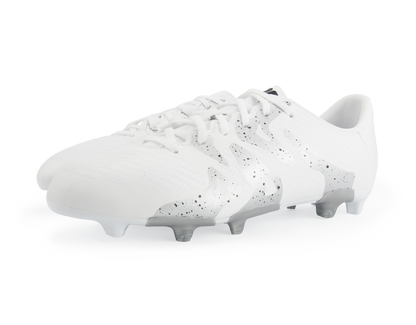 adidas Kids X 15.3 FG/AG White/Core Black/Silver Metallic