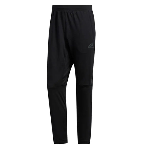 addias Men's Aeroready 3-Stripes Cold Weather Knit Pants Black