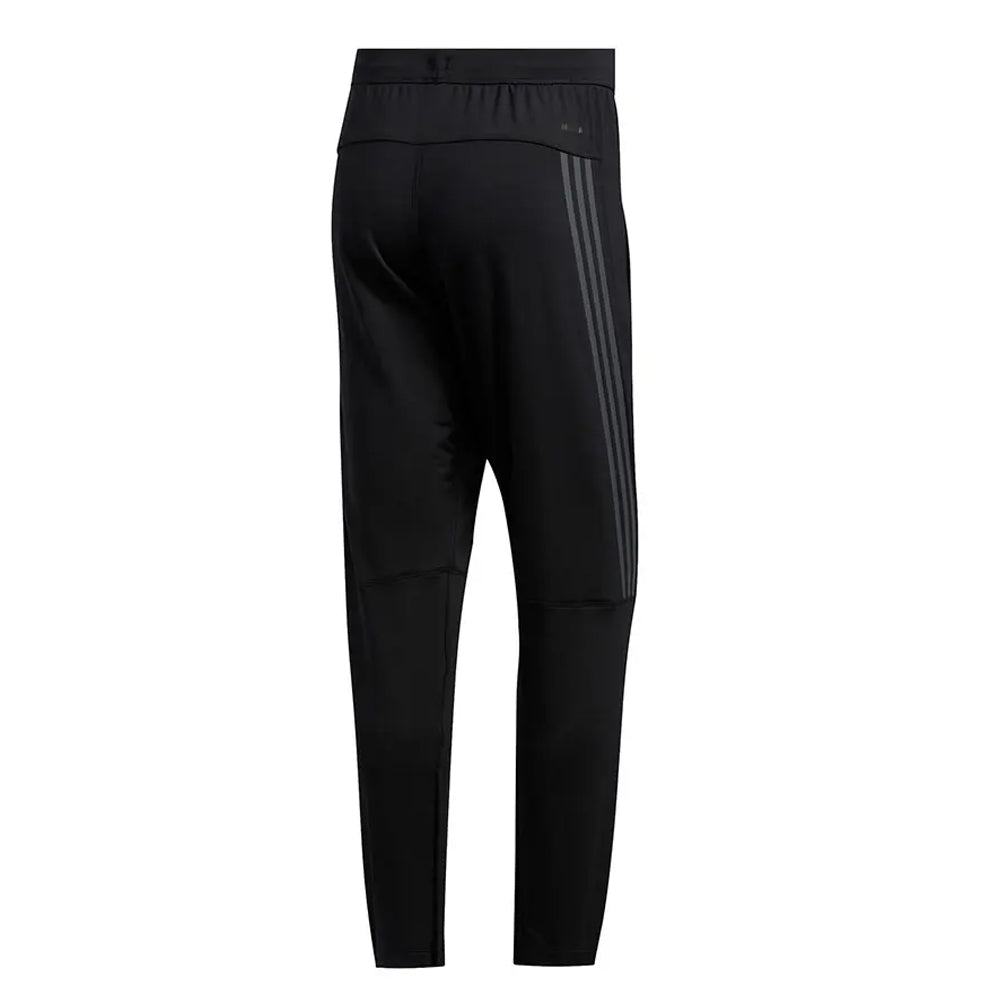 addias Men's Aeroready 3-Stripes Cold Weather Knit Pants Black