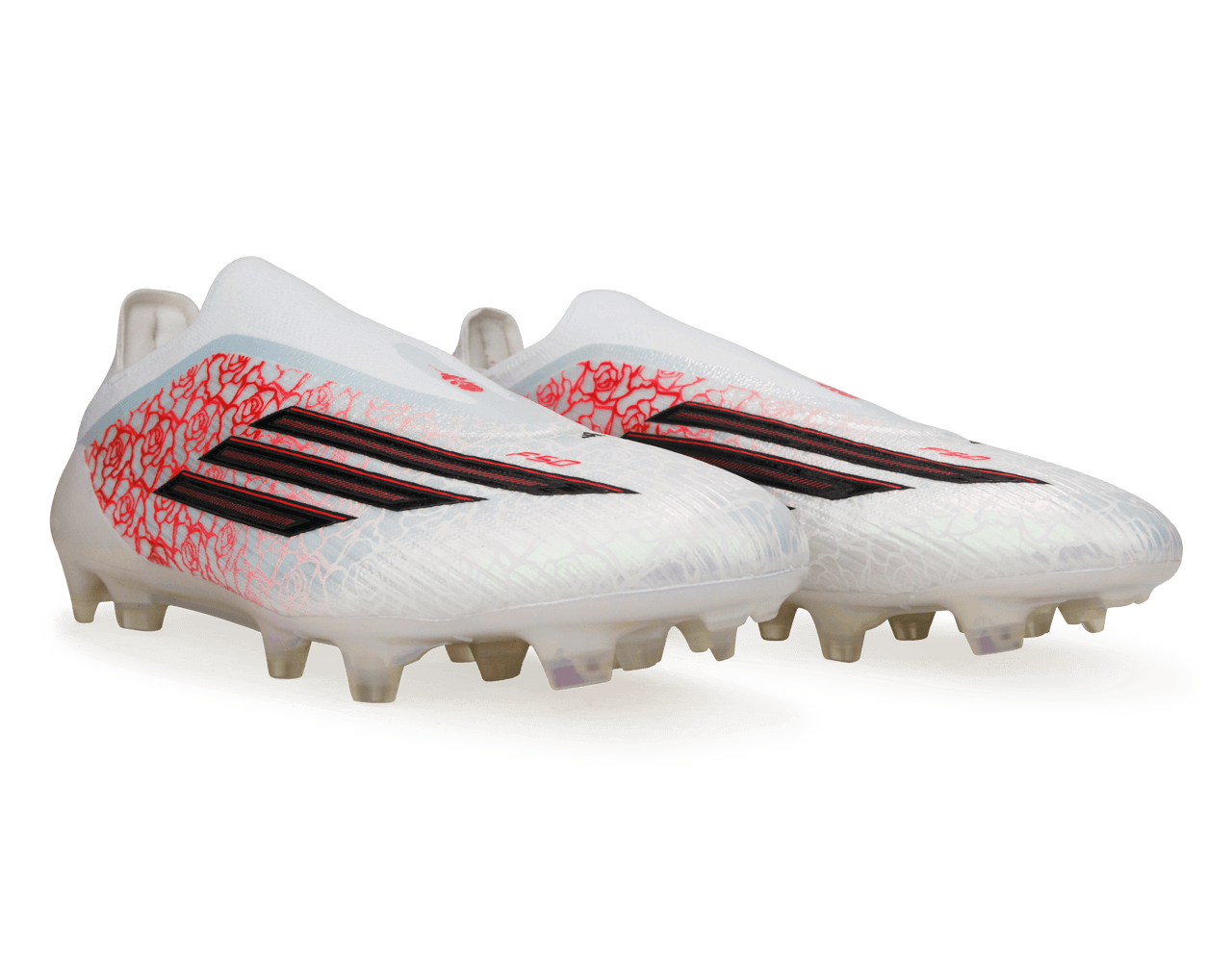 adiads Men's F50 Elite 'Lamine Yamal' Laceless FG White/Black/Red