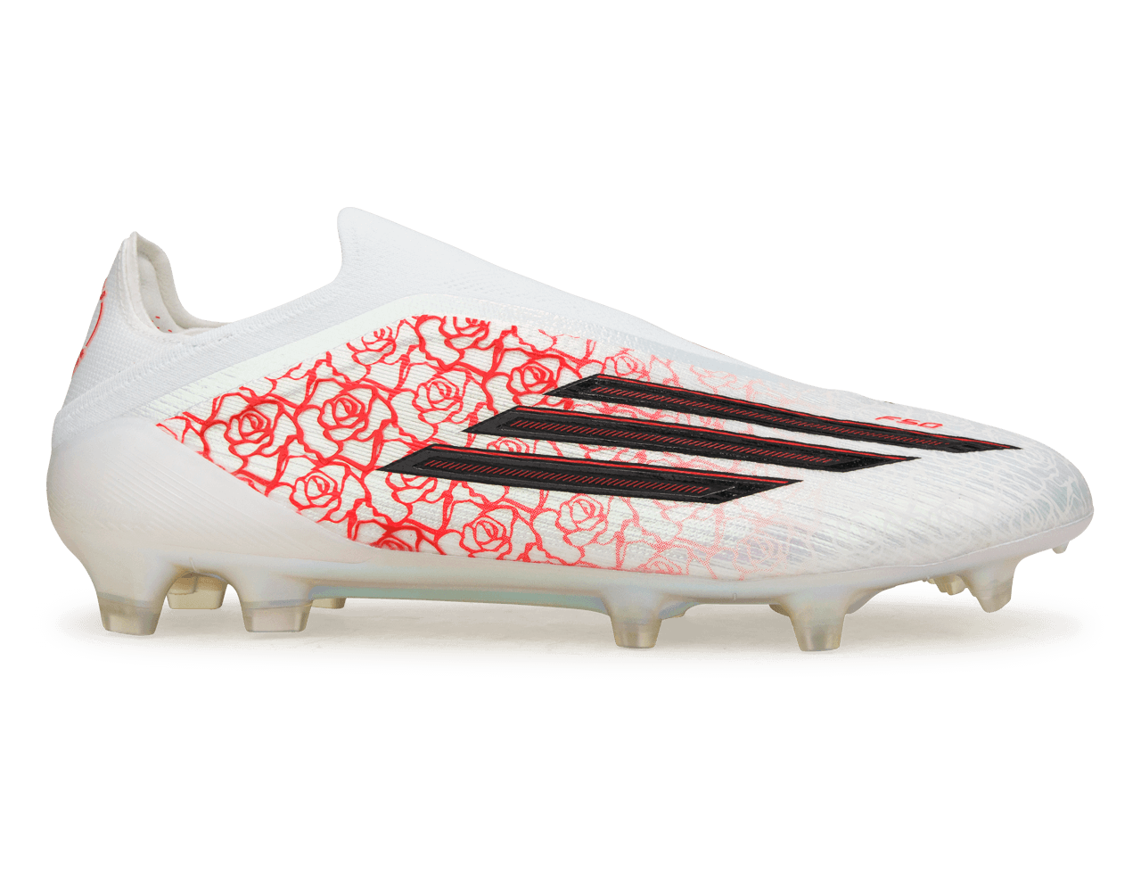 adiads Men's F50 Elite 'Lamine Yamal' Laceless FG White/Black/Red