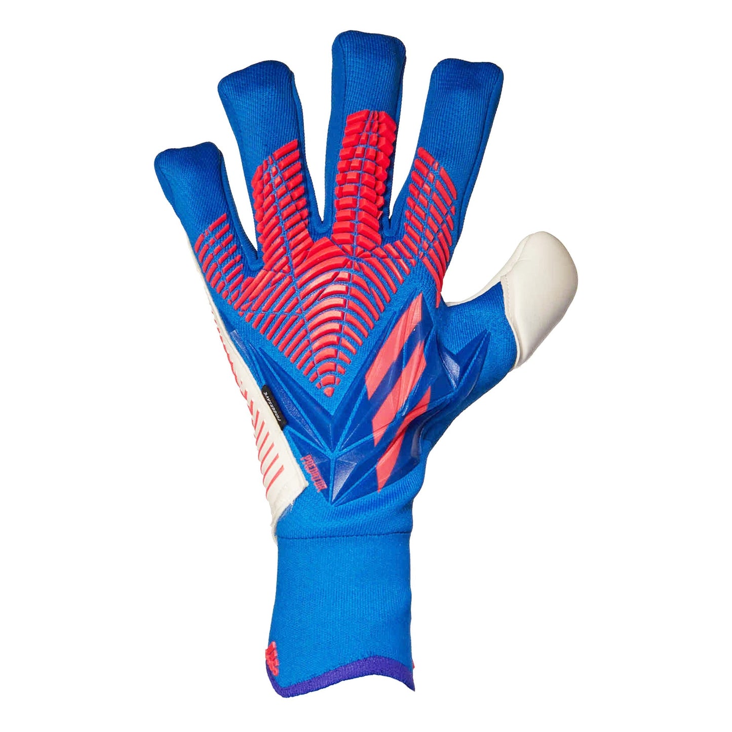 adidas Men's Predator Pro Fingersave Goalkeeper Gloves Sapphire Edge