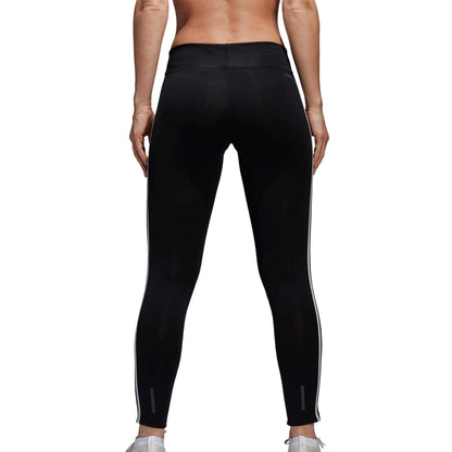 adidas Women's Design 2 Move ClimaLite 3-Stripes Tights Black/White