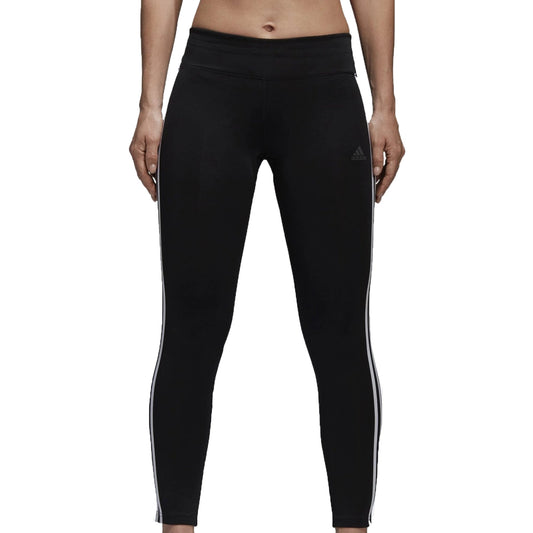 adidas Women's Design 2 Move ClimaLite 3-Stripes Tights Black/White