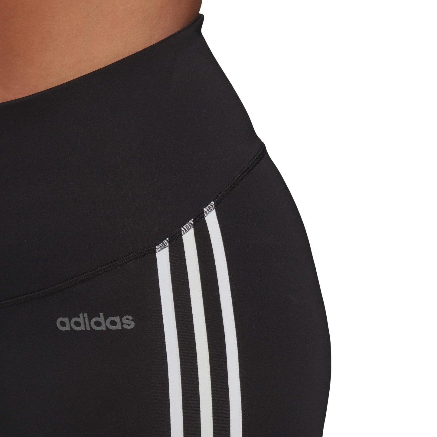 adidas Women's Designed 2 Move Tights (Plus Size) Black/White