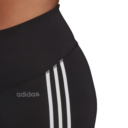 adidas Women's Designed 2 Move Tights (Plus Size) Black/White