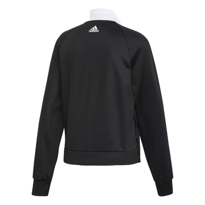 adidas Women's ID 3-Stripes Snap Track Top Black/White