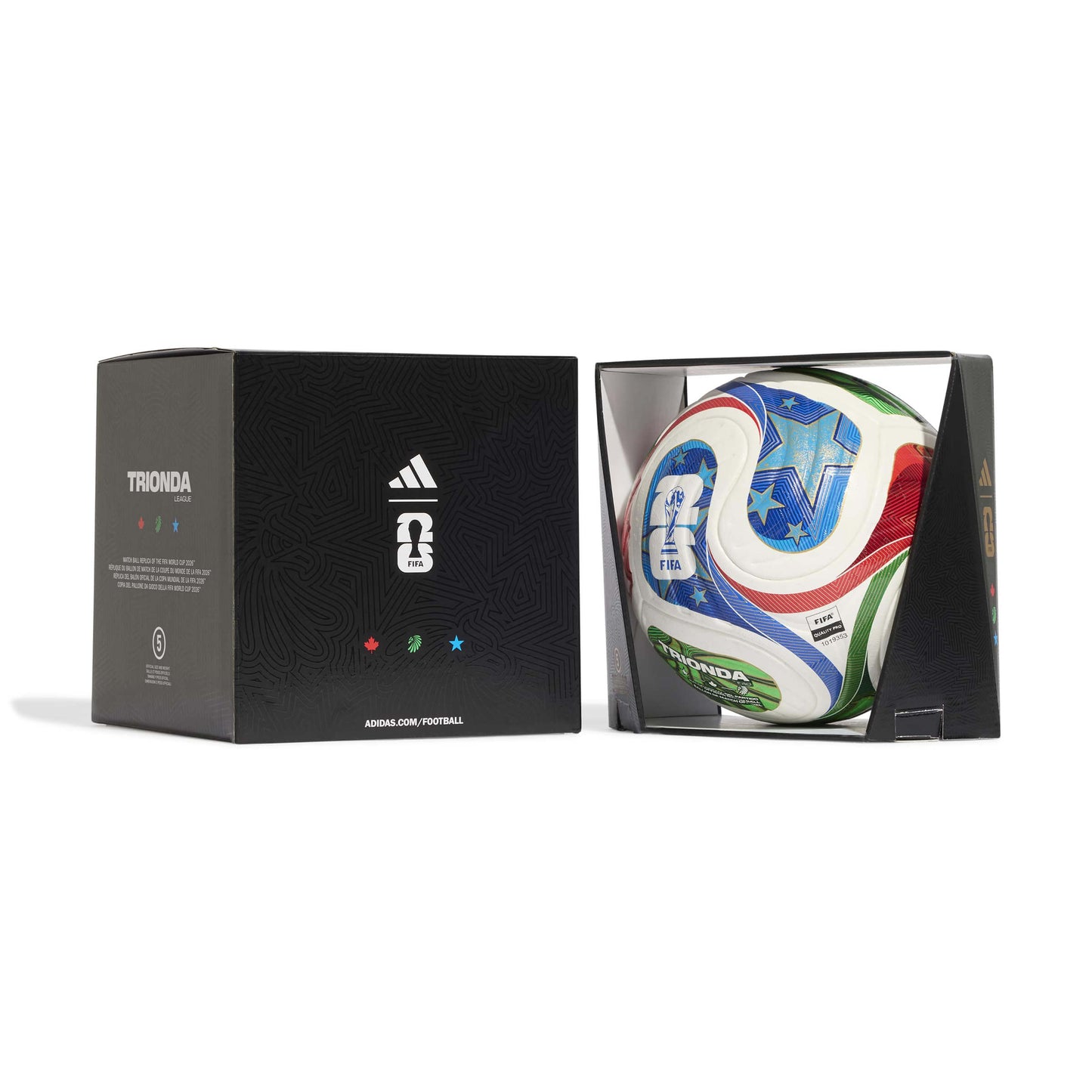 adidas FIFA World Cup 2026™ Trionda Pro Official Match Ball Red/Green/Blue