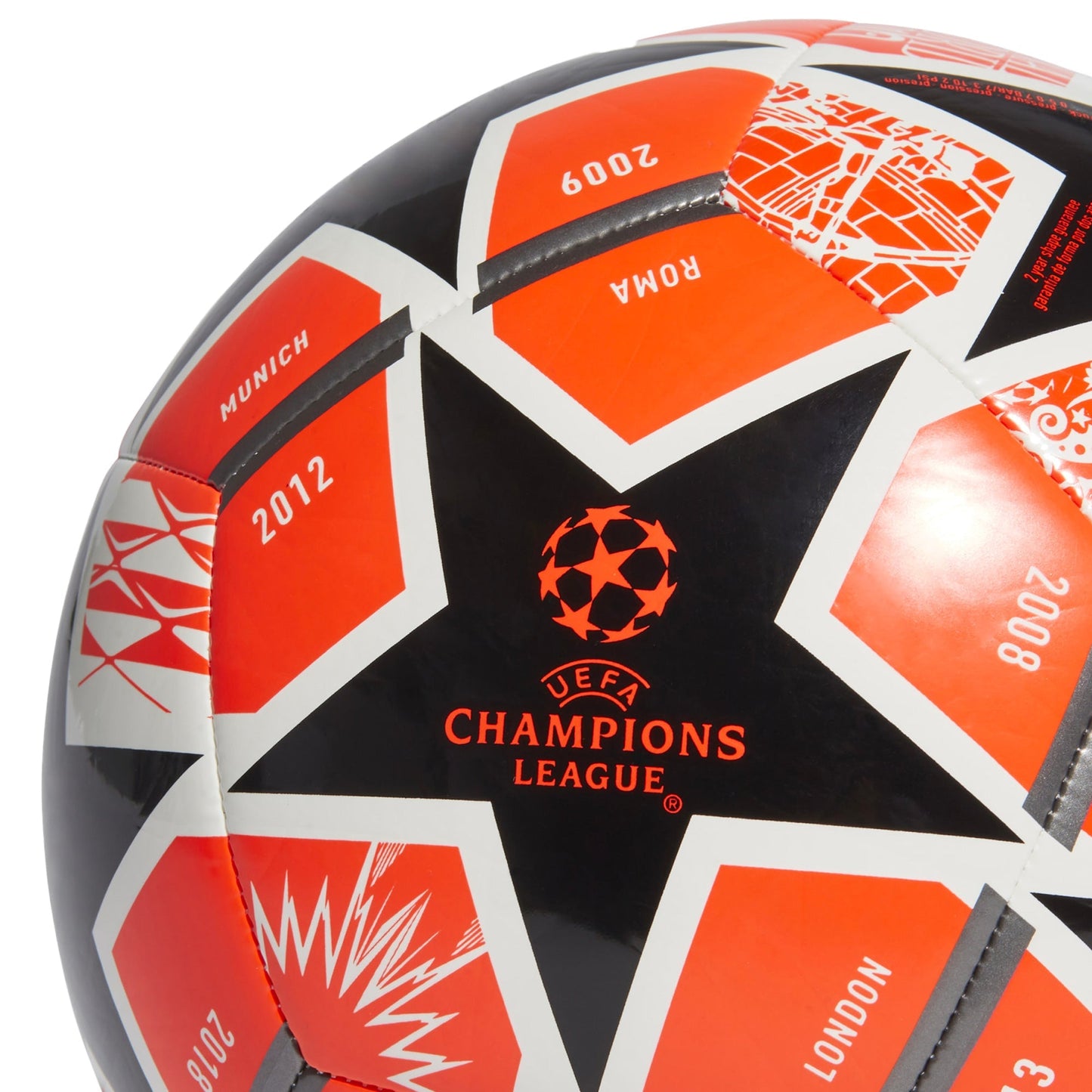 adidas Finale 21 20th Anniversary UCL Club Ball Solar Red/Black