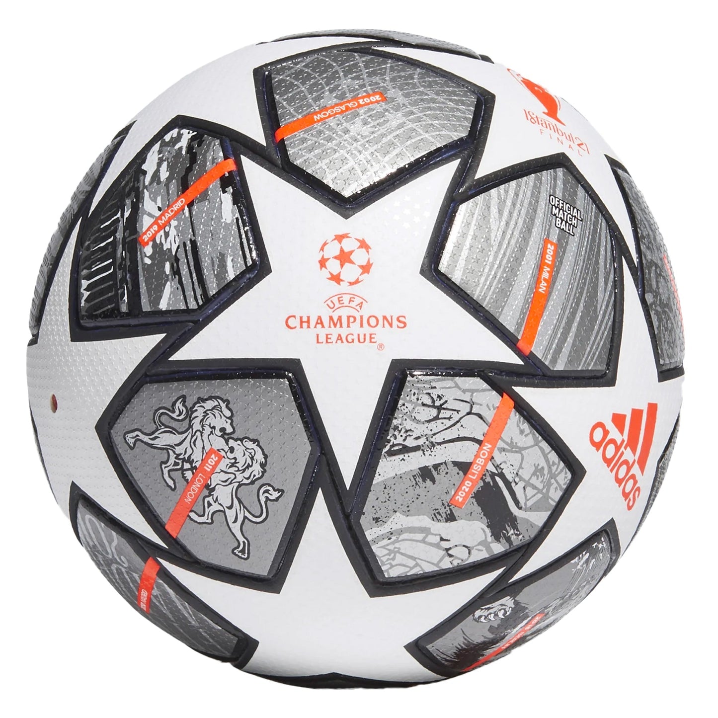 adidas Finale 21 20th Anniversary UCL Pro Ball White/Silver