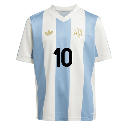 adidas Kids Argentina 50th Anniversary Jersey w/ Messi #10 Printing
