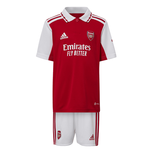 adidas Kids Arsenal 2022/23 Home Mini Kit Scarlet/White