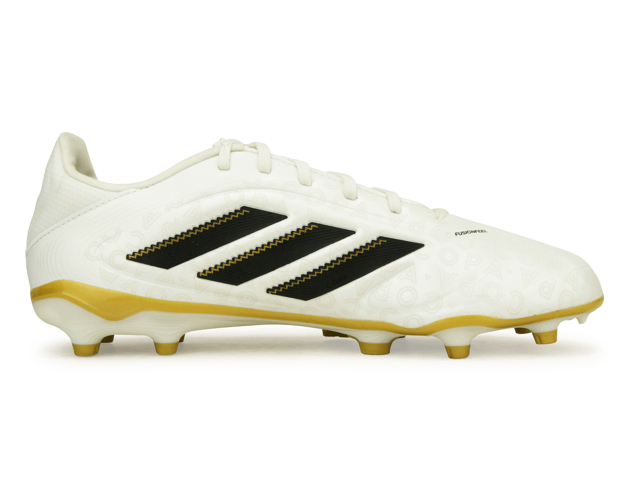 adidas Kids Copa Pure III League FG/MG White/Black/Gold