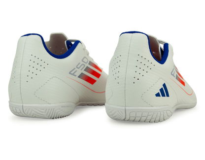 adidas Kids F50 Club IN White/Lucid Blue