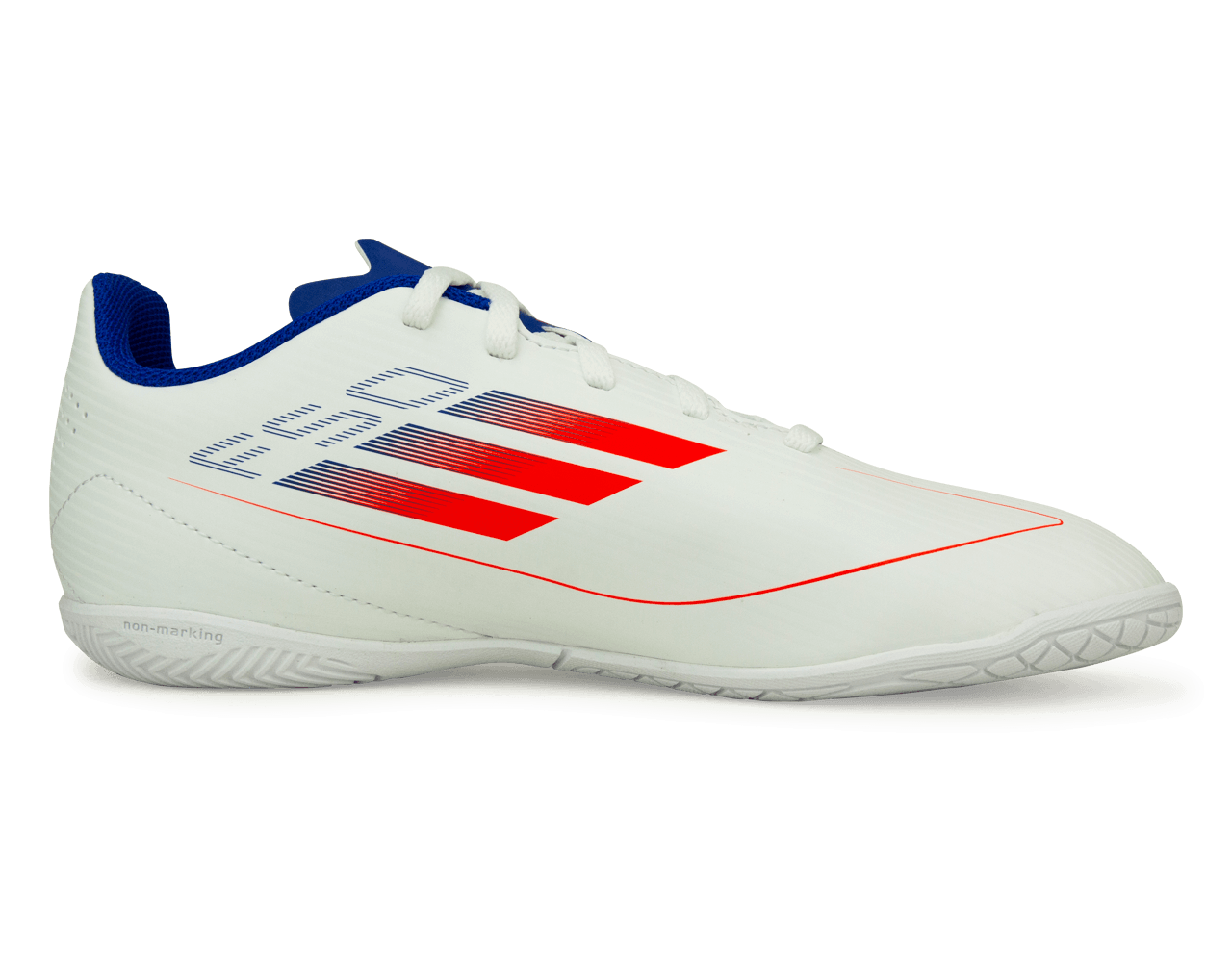 adidas Kids F50 Club IN White/Lucid Blue