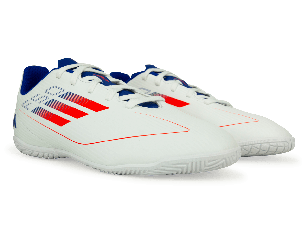 adidas Kids F50 Club IN White/Lucid Blue