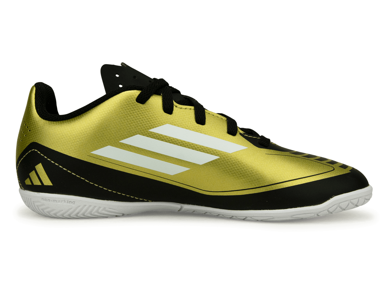 adidas Kids F50 Club Messi IN Gold/Black/White