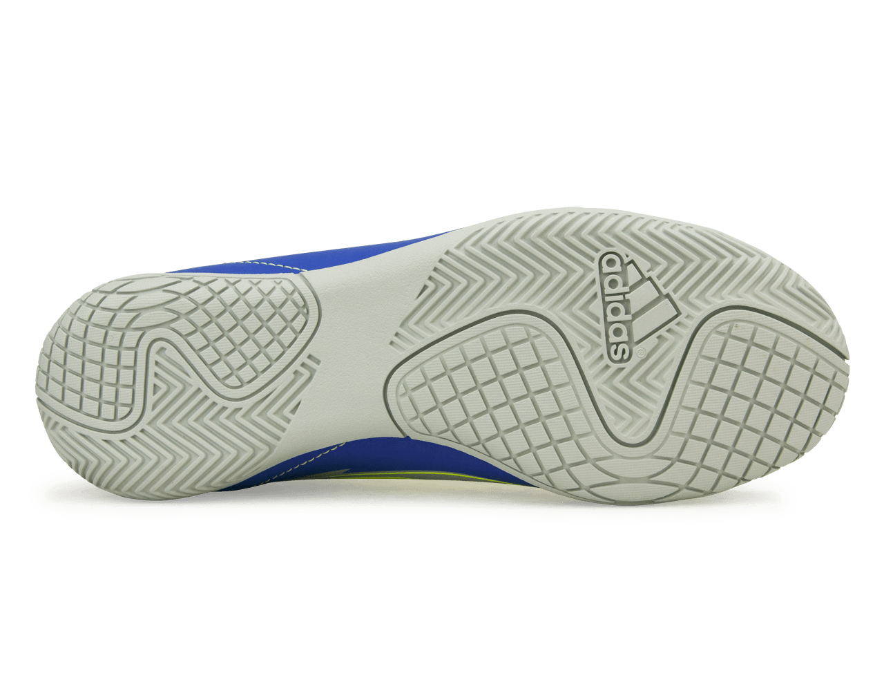 adidas Kids F50 Club Messi IN Silver/Volt/Blue