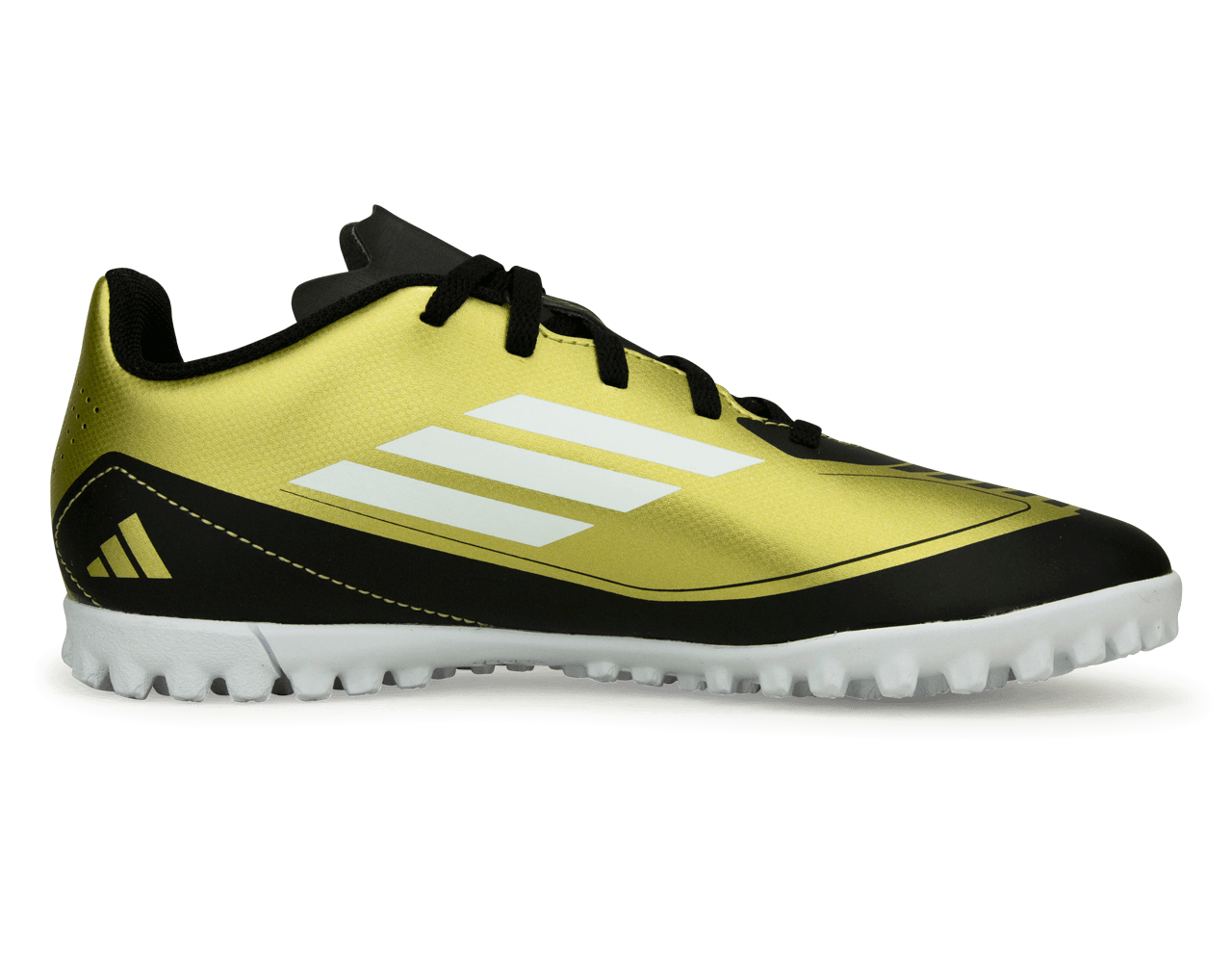 adidas Kids F50 Club Messi TF Gold/Black/White
