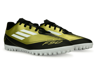 adidas Kids F50 Club Messi TF Gold/Black/White