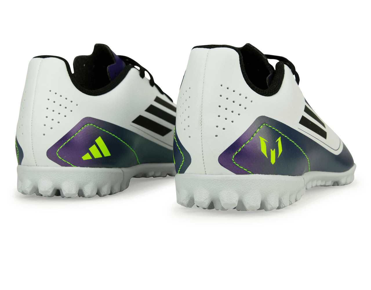 adidas Kids F50 Club Messi TF White/Black/Purple