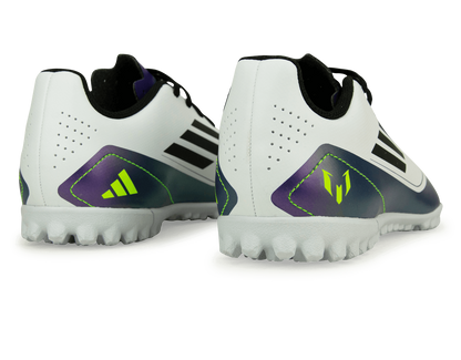 adidas Kids F50 Club Messi TF White/Black/Purple