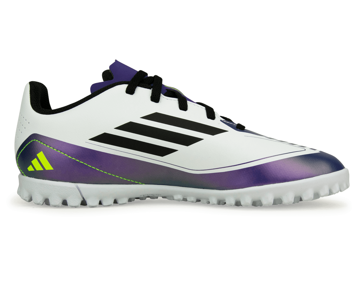 adidas Kids F50 Club Messi TF White/Black/Purple
