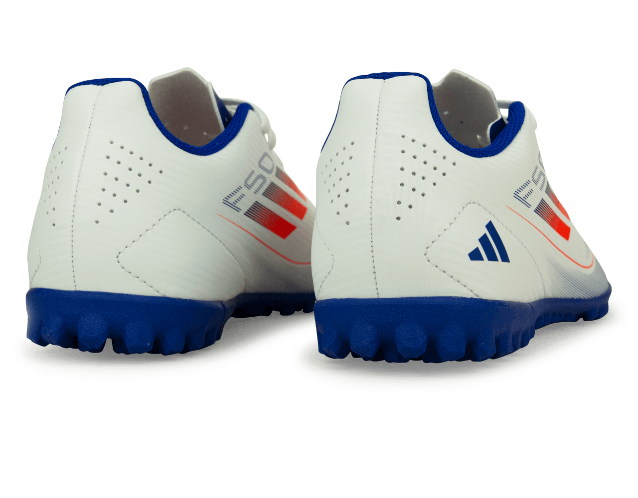 adidas Kids F50 Club TF White/Lucid Blue