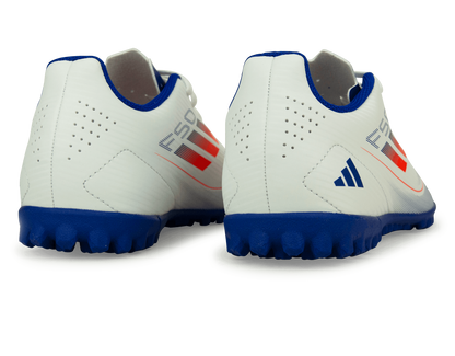 adidas Kids F50 Club TF White/Lucid Blue