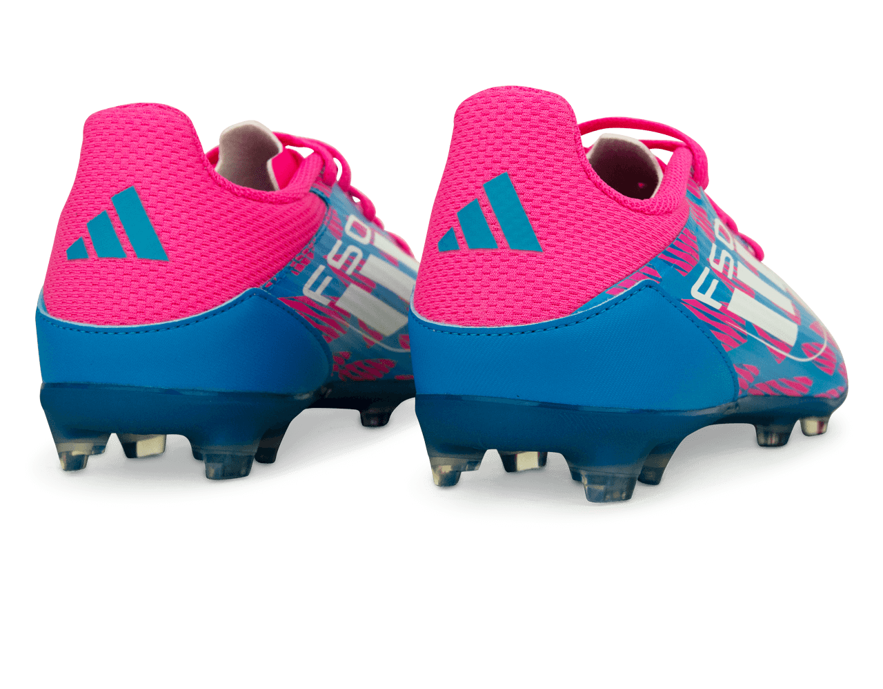 adidas Kids F50 League FG/MG Blue/White/Pink
